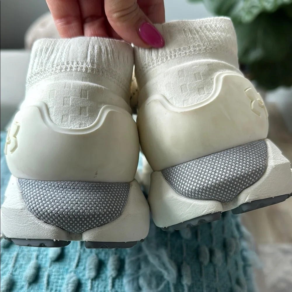 Under Armour Cream Athletic Sneakers - Picture 2 of 4